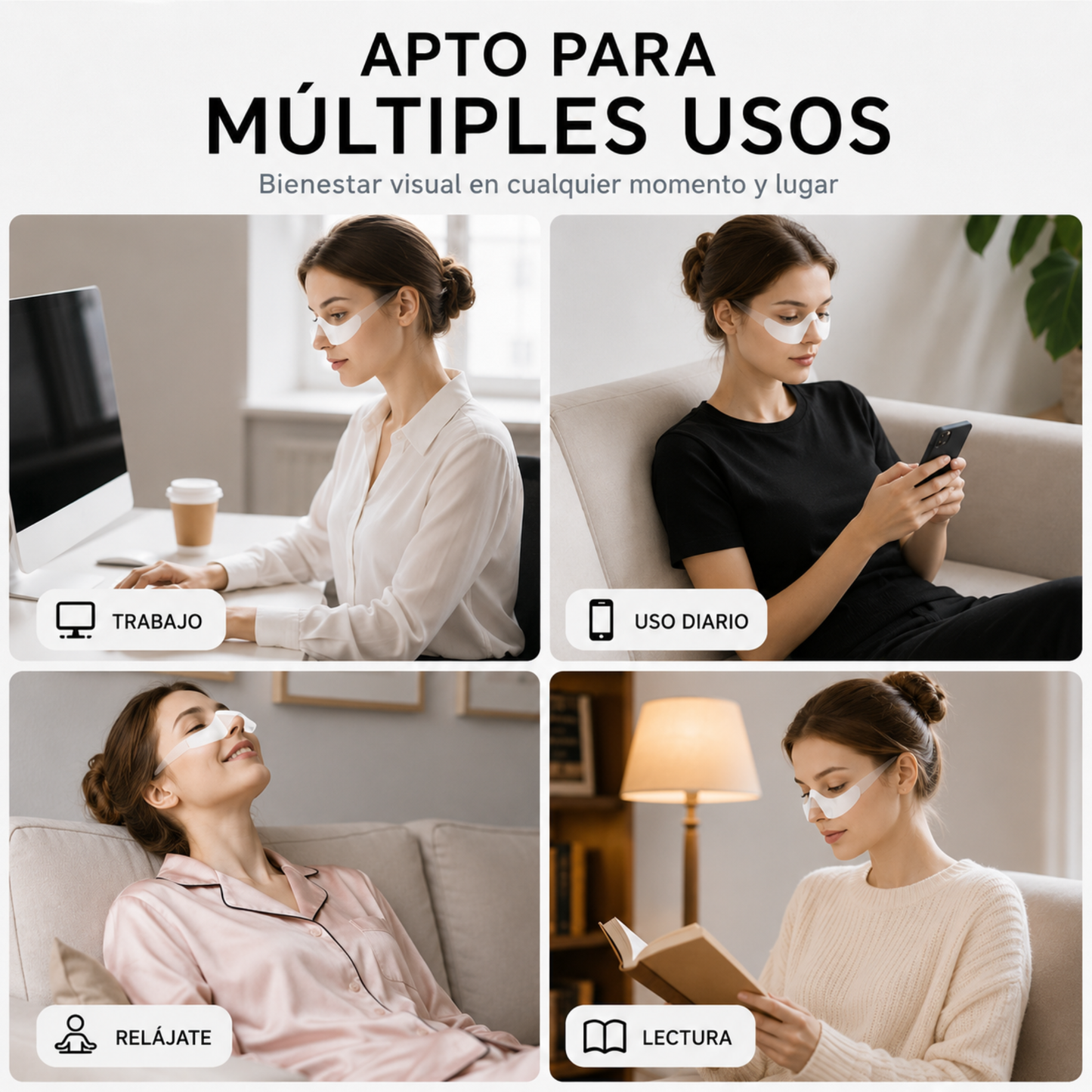 Masajeador de Ojos 3D Antiojeras