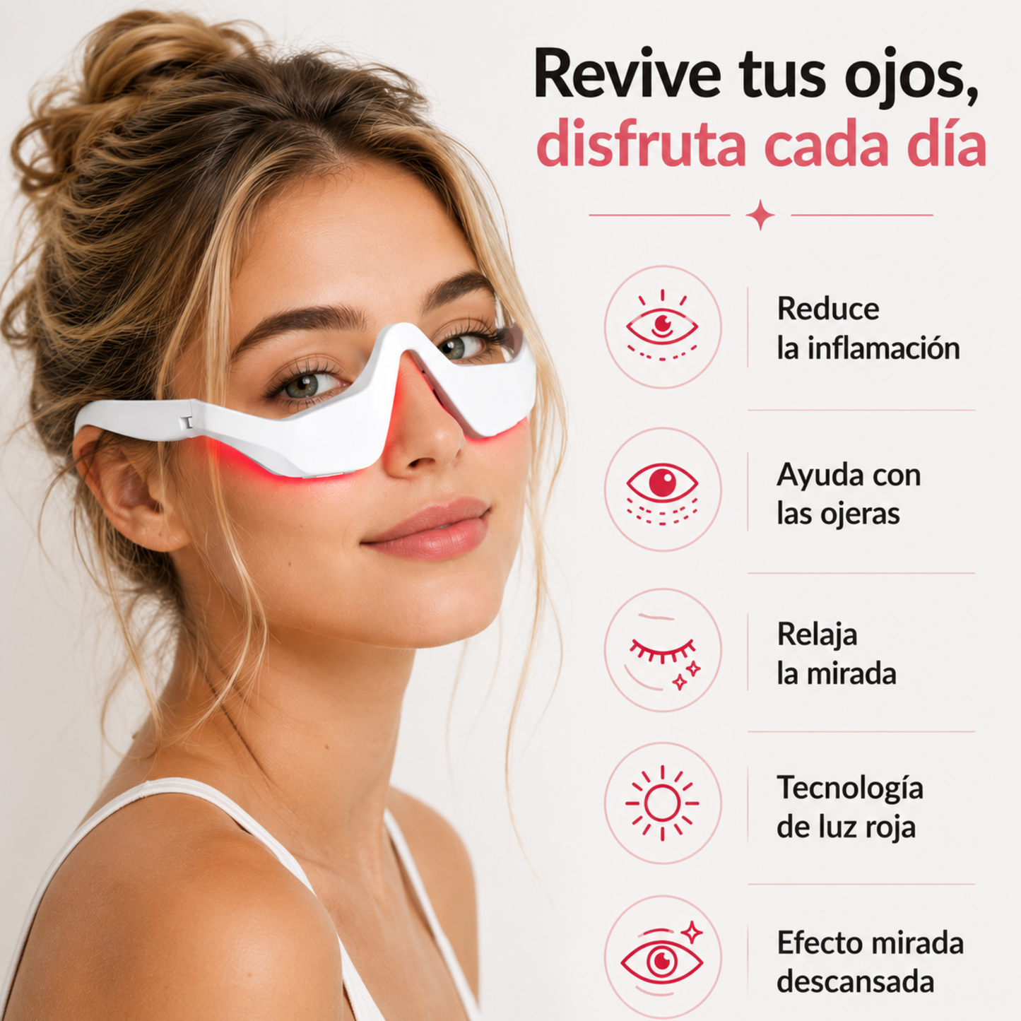 Masajeador de Ojos 3D Antiojeras